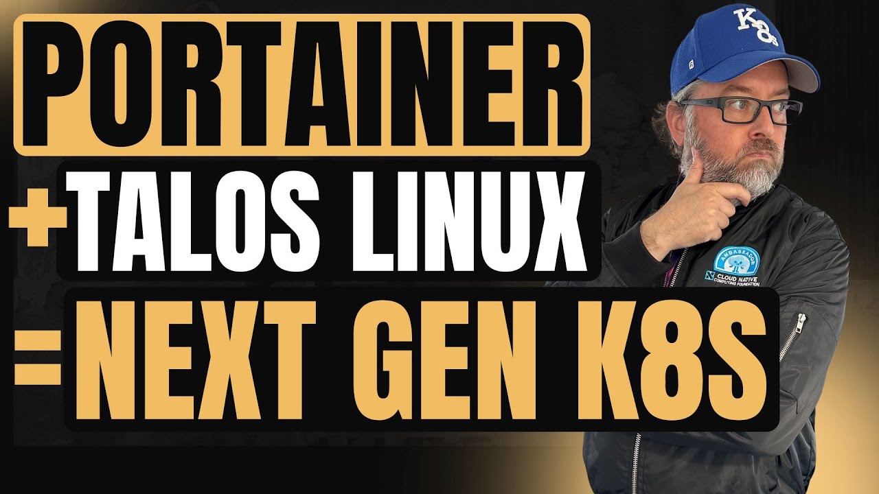 NaveenS16's tweet card. Portainer now manages Talos Linux Kubernetes
