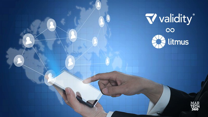 360MarTech's tweet card. Validity acquires Litmus to enhance its customer data & email optimization solutions, driving better marketing performance for global brands