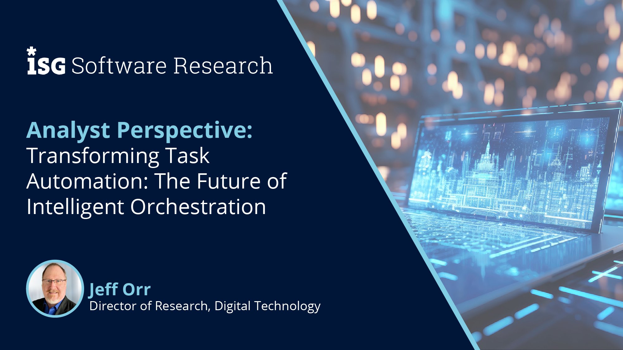 ISG_SW_Research's tweet card. Discover how intelligent orchestration transforms task automation, enhances efficiency and drives innovation for enterprises.