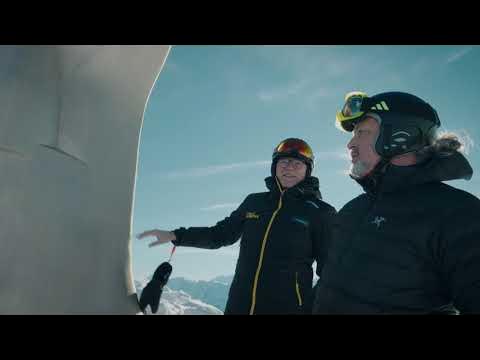 voxeljet's tweet card. Perspektiven-Wechsel – ein paar Schritte oberhalb der Bergstation...