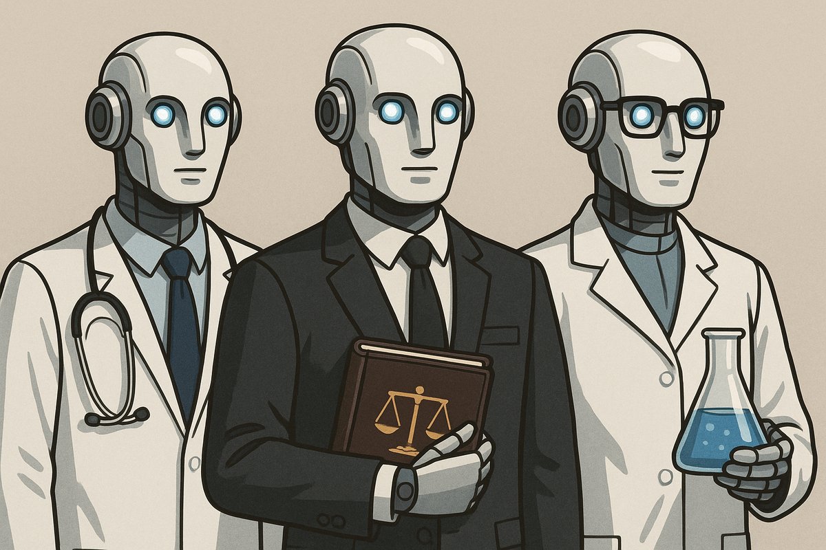 sauravD's tweet card. LLMs excel at language, not knowledge.