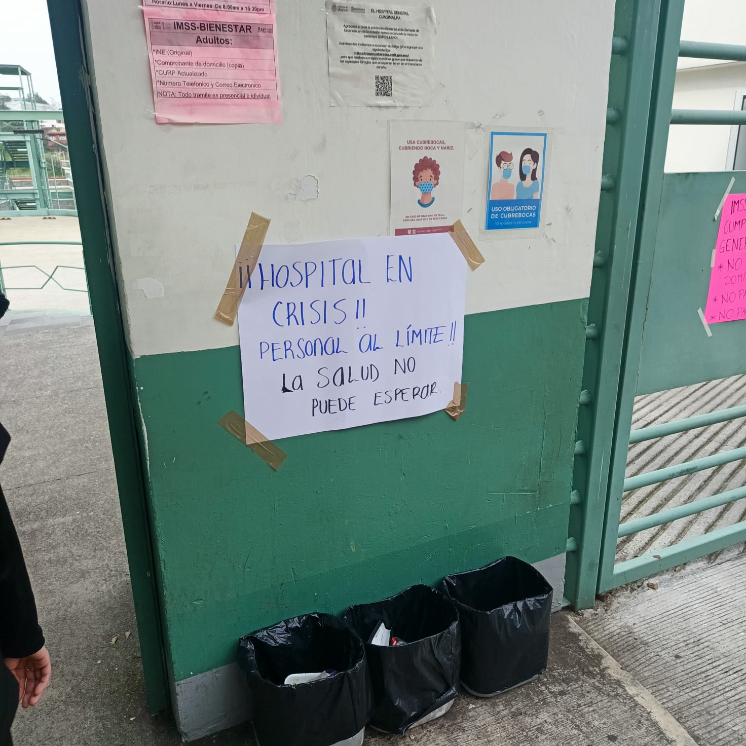 IrvingPineda's tweet card. Judith Sánchez Reyes Este sábado, el Hospital General de Cuajimalpa llegó al colapso debido a la grave escasez de personal y la falta de insumos médicos, poniendo en riesgo la vida de los 38 pacien...
