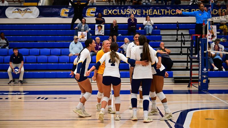 GoMocs's tweet card. CHATTANOOGA (November 15, 2025) — The Chattanooga Mocs volleyball team earned a thrilling 3-1 (25-15, 20-25, 25-19, 25-20) victory over Furman during Senior Night and Southern Conference finale...