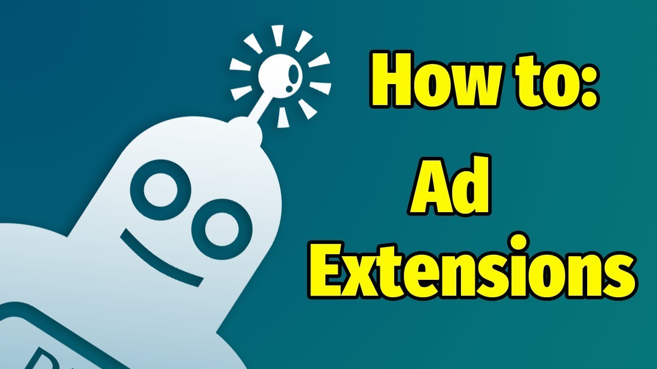 PPCrobot's tweet card. Ad Extensions