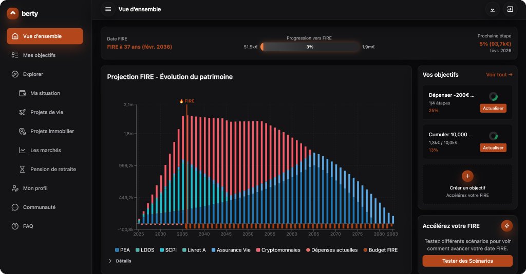 Manodeberty's tweet card. berty est la première plateforme FIRE française. Modélisez votre chemin vers l'indépendance financière avec la fiscalité et les règles d'investissement françaises.