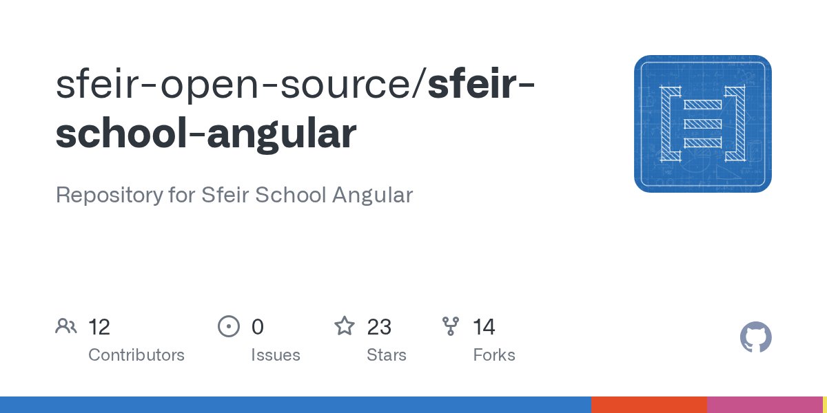 angular_asia's tweet card. Repository for Sfeir School Angular. Contribute to sfeir-open-source/sfeir-school-angular development by creating an account on GitHub.