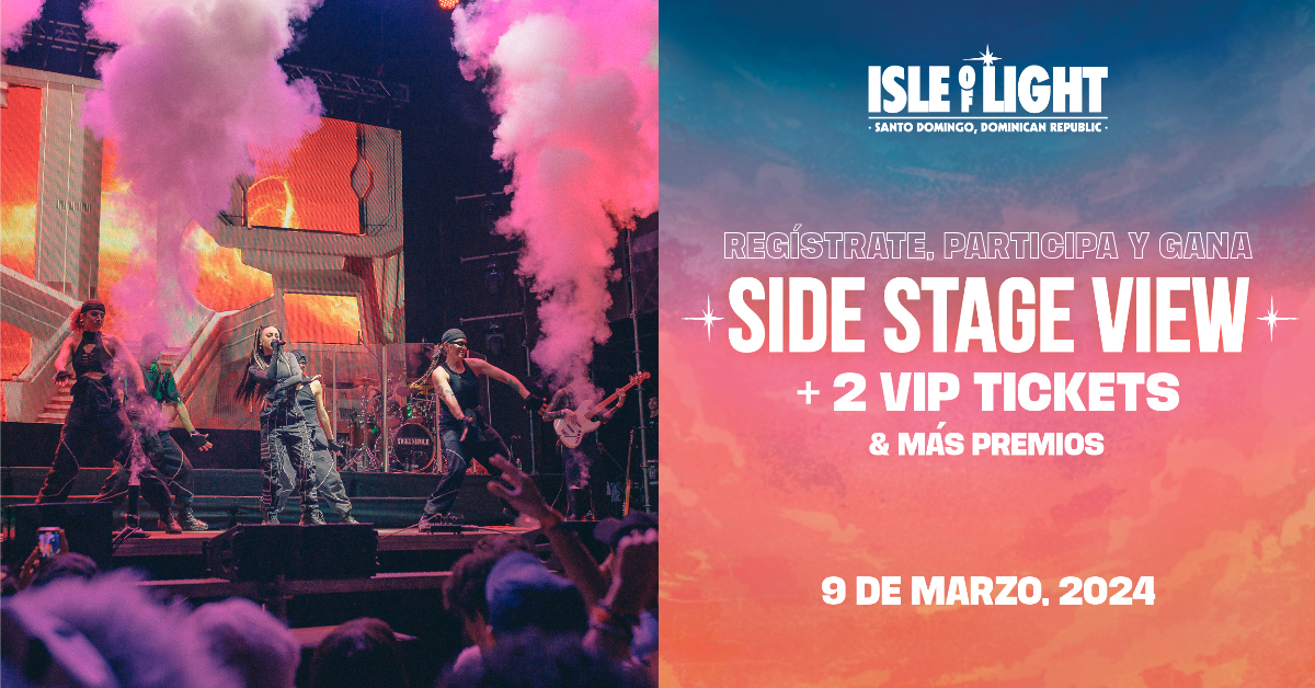 _daniurdaneta's tweet card. Isle of Light 2024🏝✨ El mejor festival de música y arte de RD estará de regreso el 9 de marzo del 2024. Participa hoy para ganar premios y descuentos exclusivos.