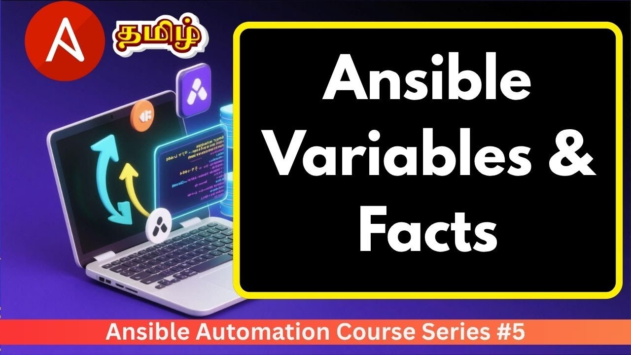 selvatechitops's tweet card. Ansible in Tamil #6 | How to Use Variables & Facts in Ansible |...