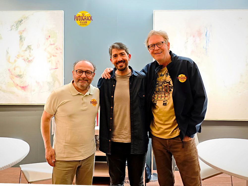 ElPutoCrackClub's tweet card. El PutoCrack Club #74 Christian Mecca, uniendo empresa y consciencia, con Bernd H Knöller y Paco Cremades + La Fábrica de Audio desde el RiFF