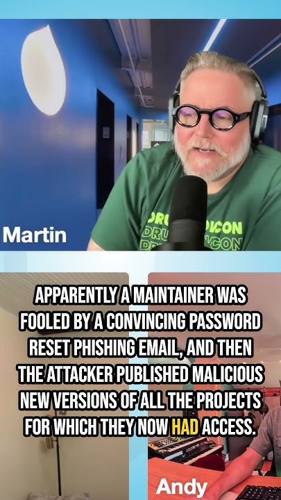 TalkingDrupal's tweet card. PSA : Supply Side Attack