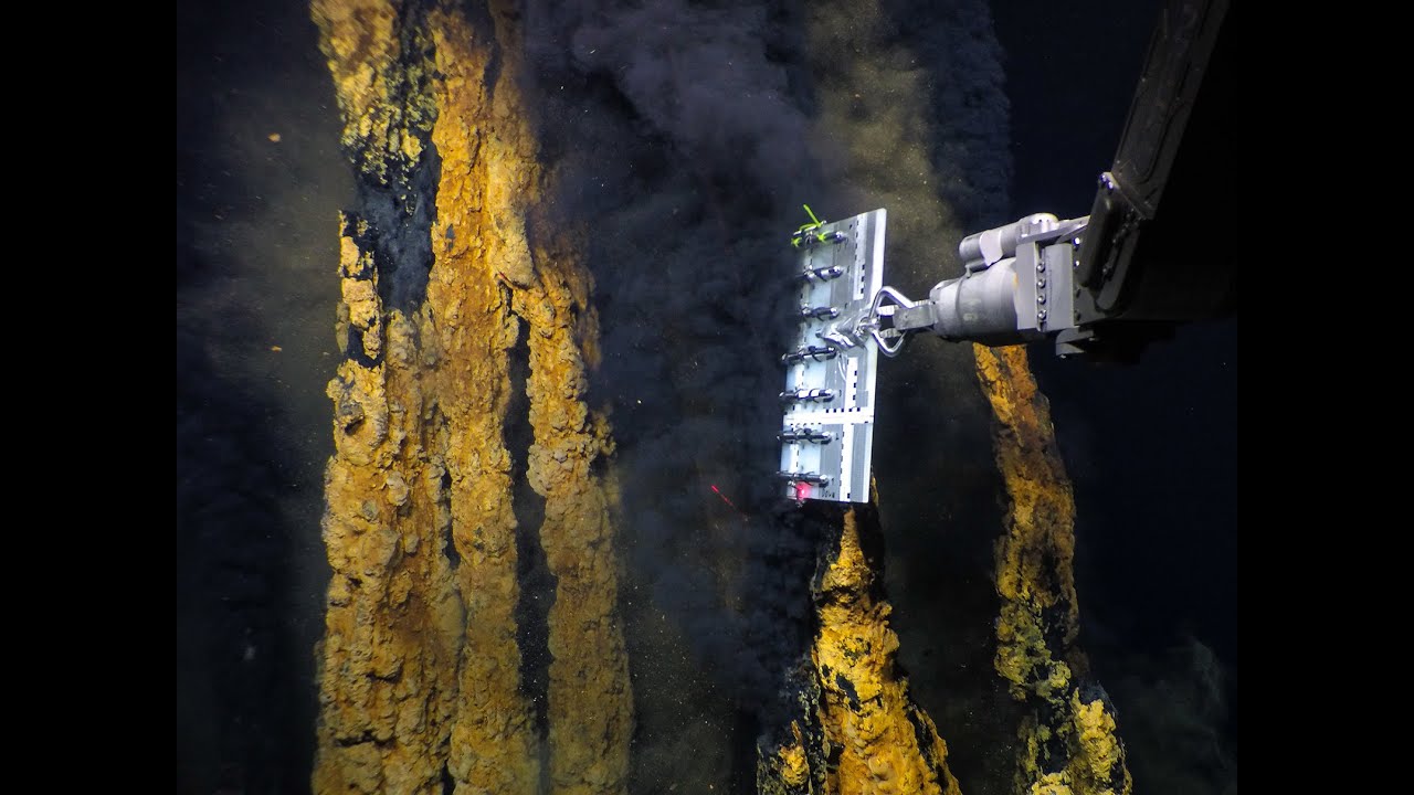 petrahribovsek's tweet card. Investigating microbes at a hydrothermal vent in the Arctic