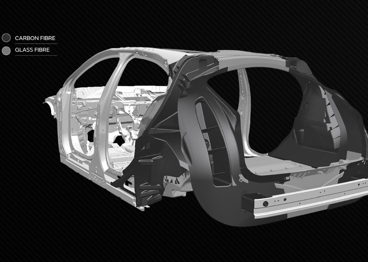 FreeformTech's tweet card. Jaguar Land Rover is preparing for future electric vehicles with advanced lightweight composite research.