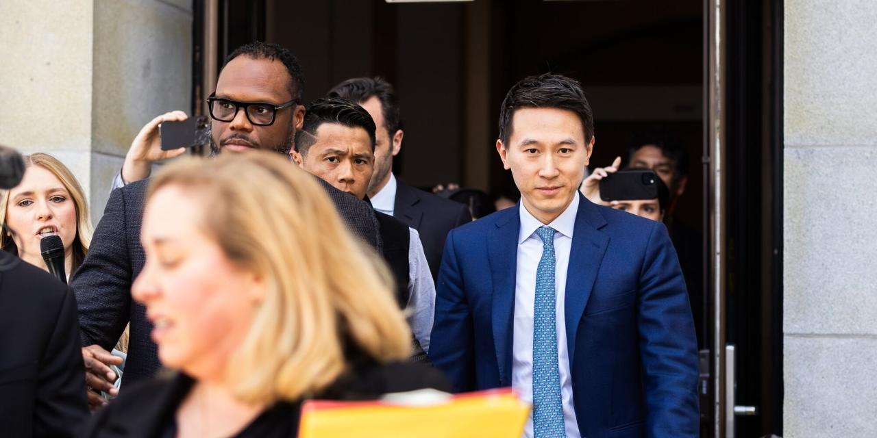 WSJ's tweet card. Judges are considering the validity of legislation that could shut down the Chinese-backed app used by half of Americans.