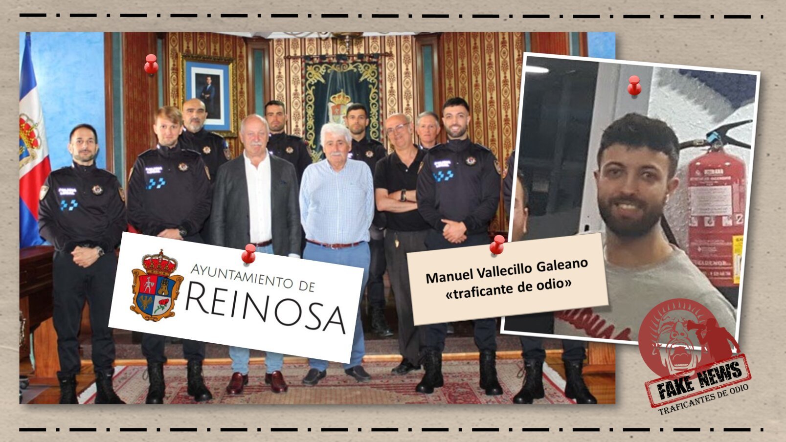 diario_red_'s tweet card. Un policía municipal de Reinosa publica uno de los hilos con más impacto en X, para promover las cacerías nazis en Torre-Pacheco