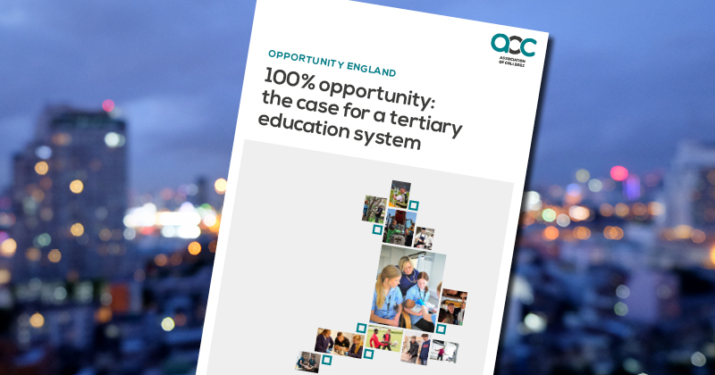 FEWeek's tweet card. A new national body should be set up to help deliver a more “coherent” post-16 education system, the Association of Colleges (AoC) has said.