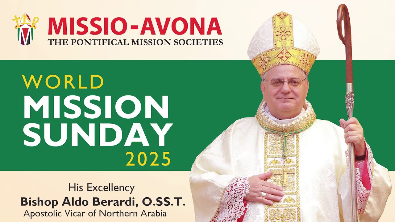 JoseBrilston's tweet card. World Mission Sunday 2025 I His Excellency Bishop Aldo Berardi O.SS.T.