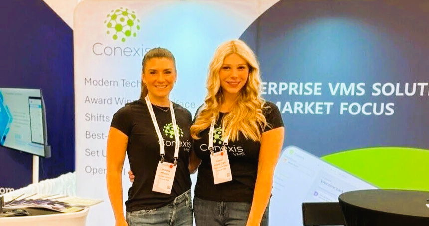 ConexisVMS's tweet card. Here are the top 5 takeaways from the ProcureCon Contingent Staffing 2025 Conference about staffing and contingent workforce.