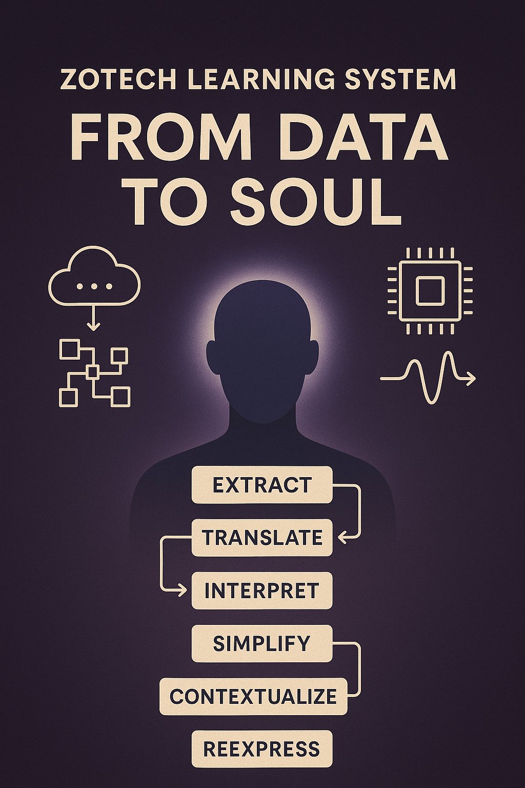 ZotnixZero's tweet card. Meta Description: Discover how the Zotech Learning System blends AI education with spiritual awareness, transforming raw data into soulful…