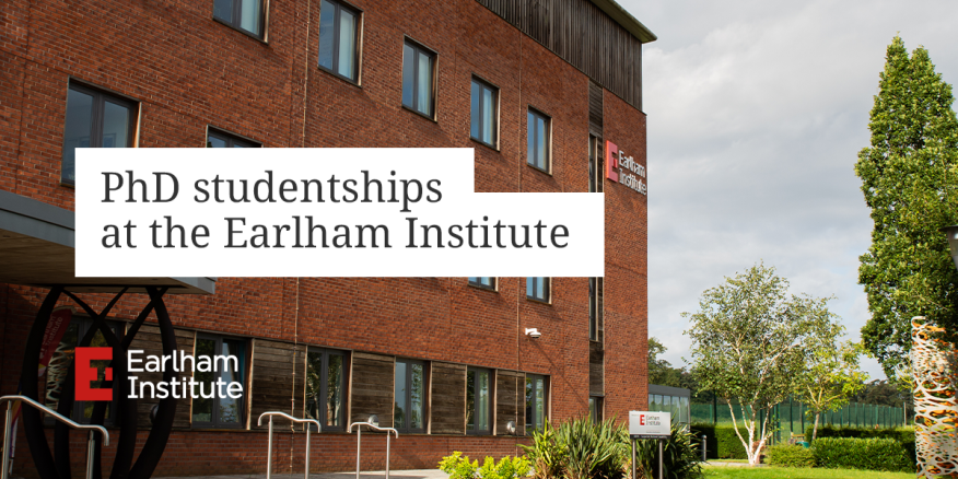 EarlhamInst's tweet card. Begin your academic career with the expert scientists, technology and facilities at the Earlham Institute in Norwich.