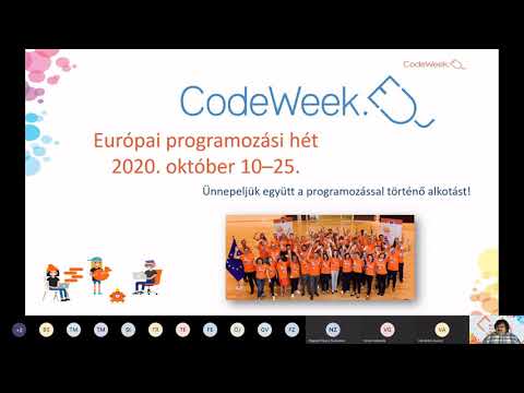 CodeHungary's tweet card. Code Week 2020 információk és újdonságok