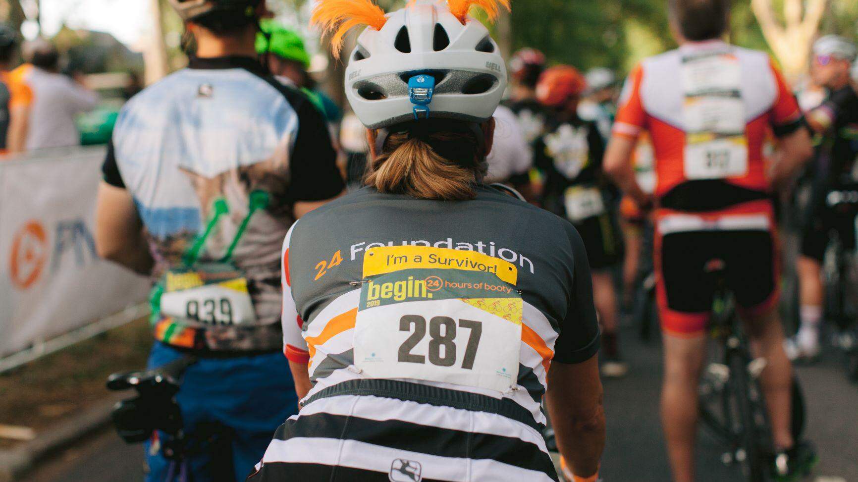 sobrietytesting's tweet card. You can bike ride, do yoga and eat pizza to raise money for cancer — all from the comfort of your own home.