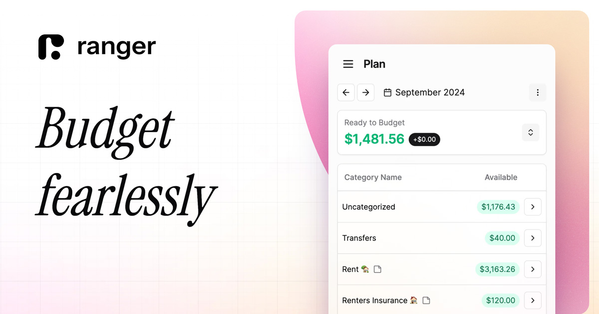 GreveJoe's tweet card. Budget fearlessly with Ranger. Our modern, user-friendly app empowers you to manage finances without fear. Start your 35-day free trial today!