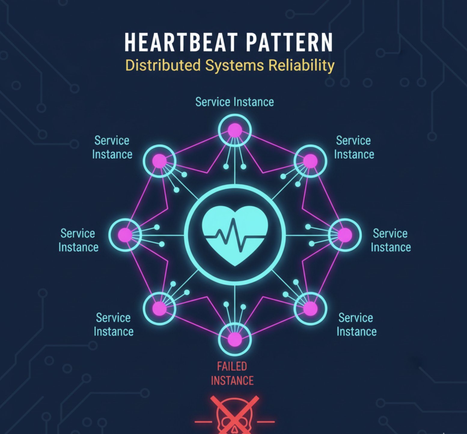 Ajit5ingh's tweet card. Learn how heartbeat mechanisms detect failures in distributed systems. Master failure detection patterns with real-world examples from Kubernetes, Cassandra, HAProxy, and etcd. Complete guide...