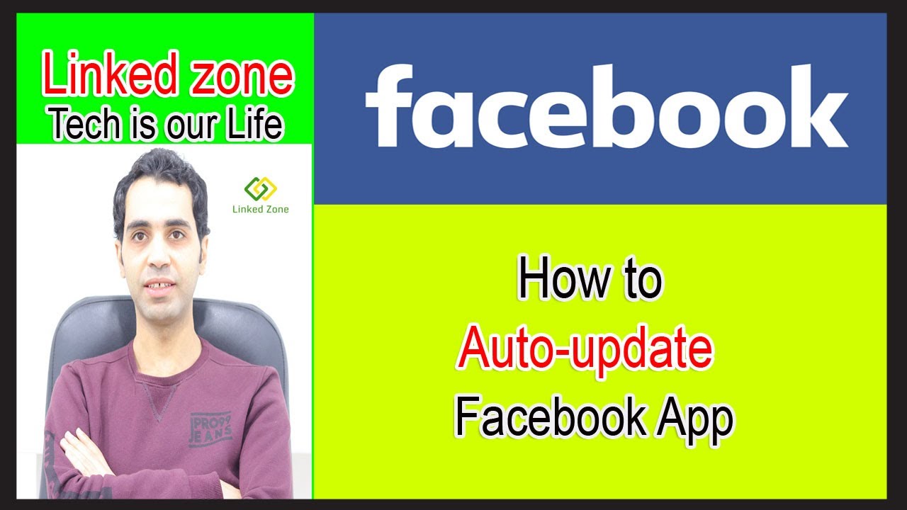 linked_zone's tweet card. How to Auto update Facebook app