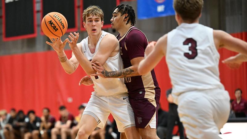 MITAthletics's tweet card. Five players finished in double figures, led by Isaac Dobie's team-high 18 points, as the MIT men's basketball team earned a 79-73 non-conference victory over Rhode Island College on Saturday night...