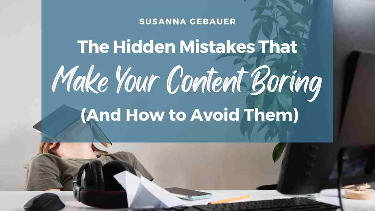 dreckbaerfrau's tweet card. Boring content won’t build your brand. Write with your unique voice, share stories, and turn facts into content your audience remembers.