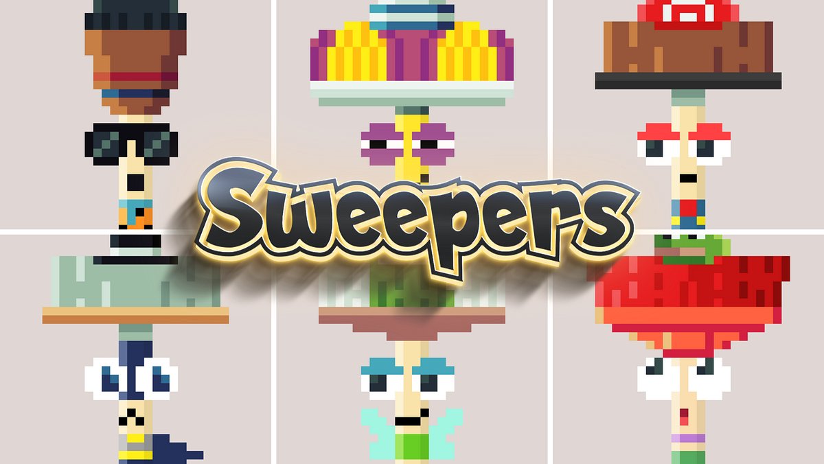 SweepersClub's tweet card. To solve some of the communities concerns involving Sweeper NFT value and whales, the Sweepers Club presents “Core” Traits and a Lottery!