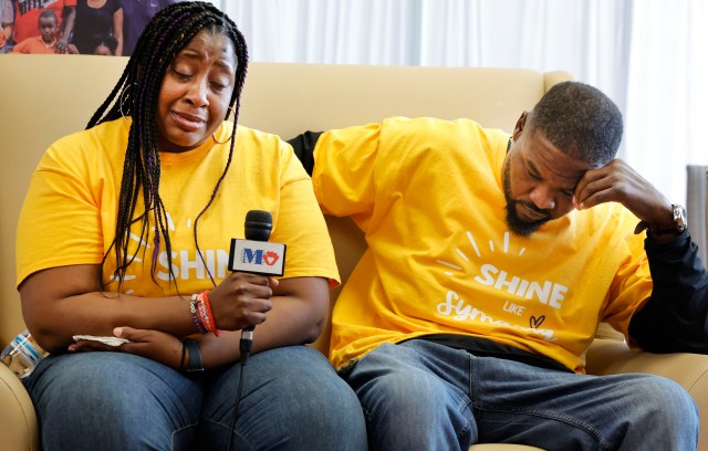 SunSentinel's tweet card. Thirteen-year-old Symaria Glenn died suddenly of a brain bleed in late January. But her death saved the life of her father, Shawn Glenn, who had been on dialysis for several years, after Symaria’s …