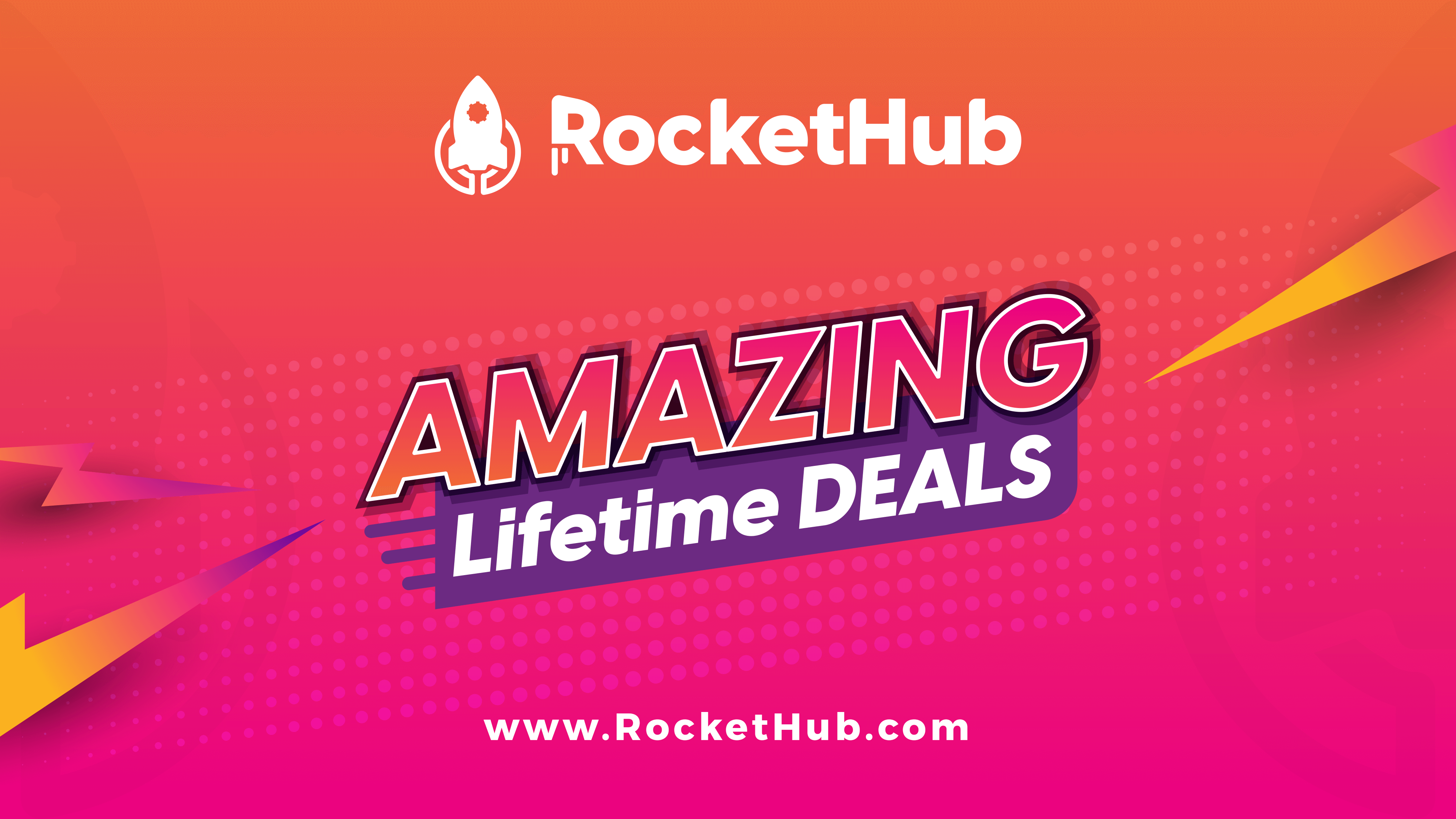 RocketHub's tweet card. The best SaaS lifetime deals and info products for entrepreneurs at RocketHub. Never pay full price again for software needed to run your business.