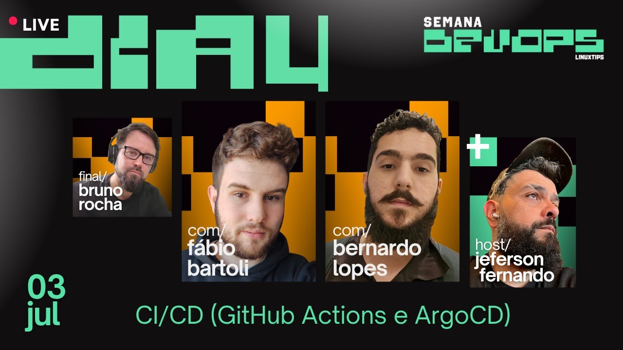 badtux_'s tweet card. Semana DevOps - CI/CD (GitHub Actions e ArgoCD) - Dia 4