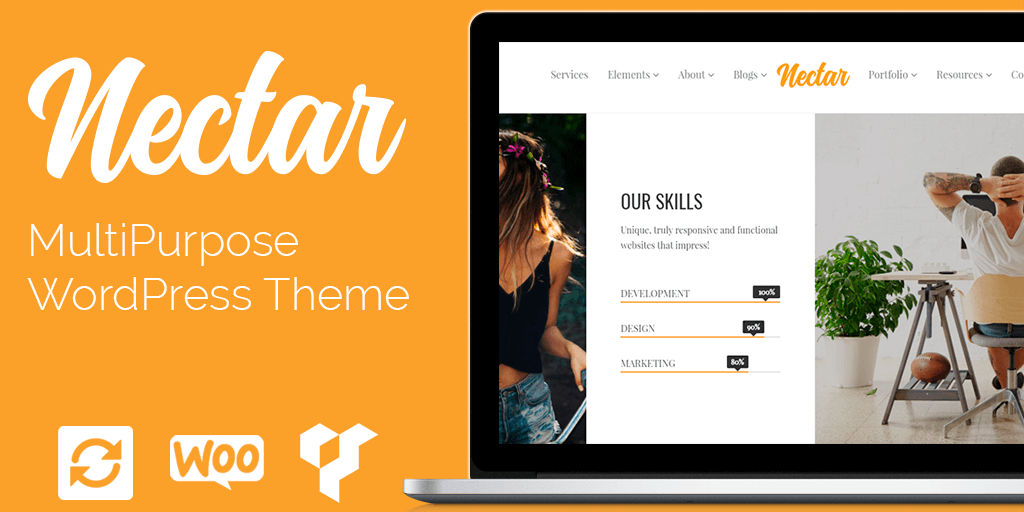 visualmodo's tweet card. Nectar Multi-Purpose WordPress Theme. Build any website style; business, corporate, portfolio, blog, shop, vertical designs and much more