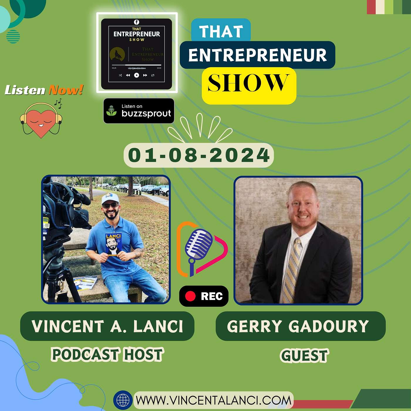 VincentALanci's tweet card. #328: Attract, Recruit, & Retain Employees with Gerry Gadoury - That...