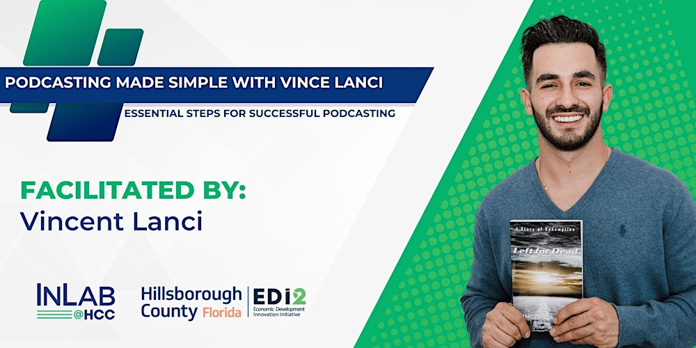 VincentALanci's tweet card. It is time for you to start your own version of TED talks and podcasting can be your way into networking.