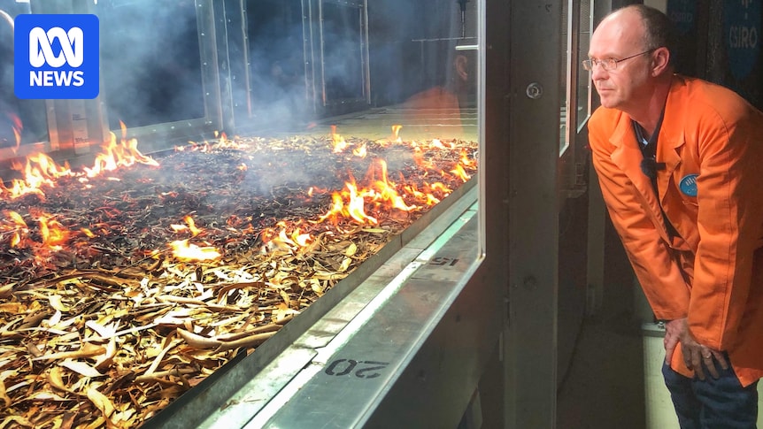 AgtechTutor's tweet card. The CSIRO unveils a new $2.1 million research facility in Canberra aimed at helping firefighters and other authorities better understand and predict bushfire behaviour.