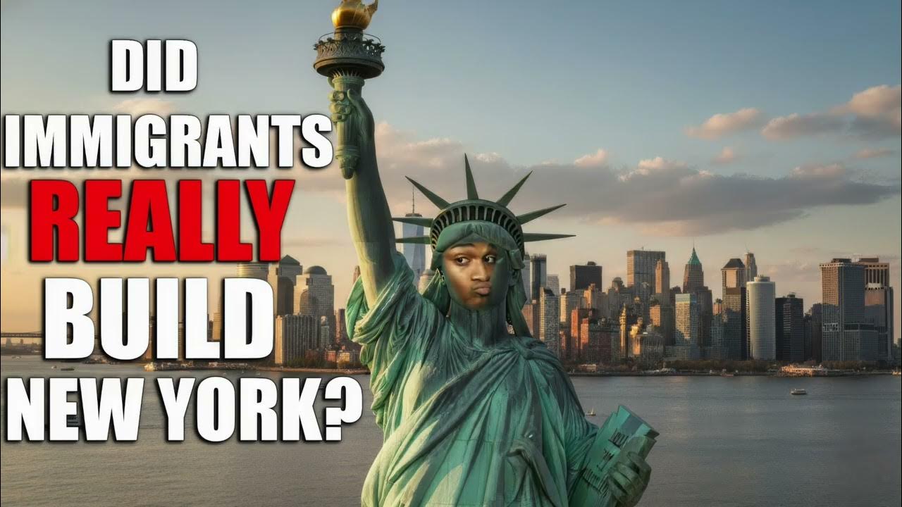tariqnasheed's tweet card. Did Immigrants Really Build New York?