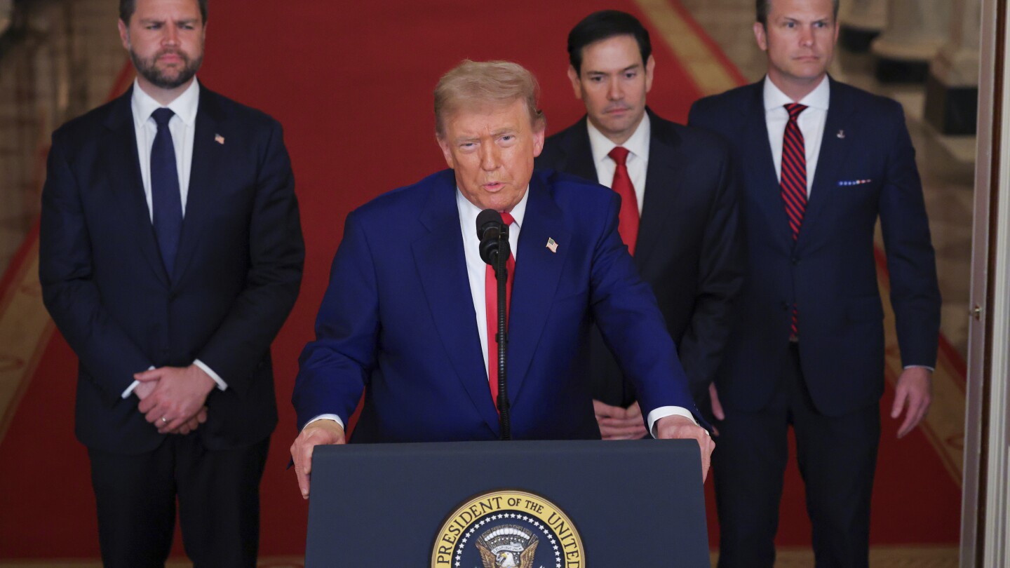 AP's tweet card. Iran’s top diplomat warned Sunday that the U.S. attacks on its nuclear sites “will have everlasting consequences” and that Tehran “reserves all options” to retaliate.