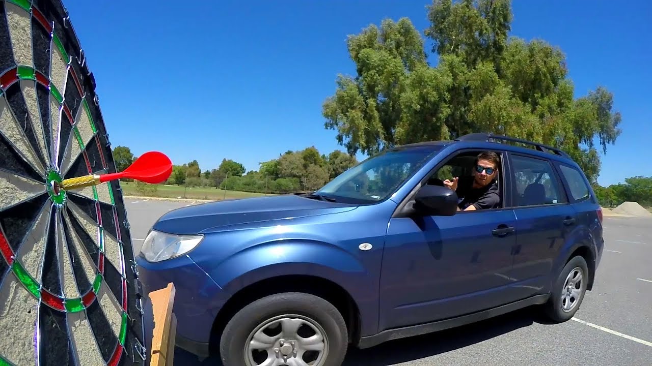 AddYouTubeViews's tweet card. Darts Bulls-eye Trick Shots | How Ridiculous