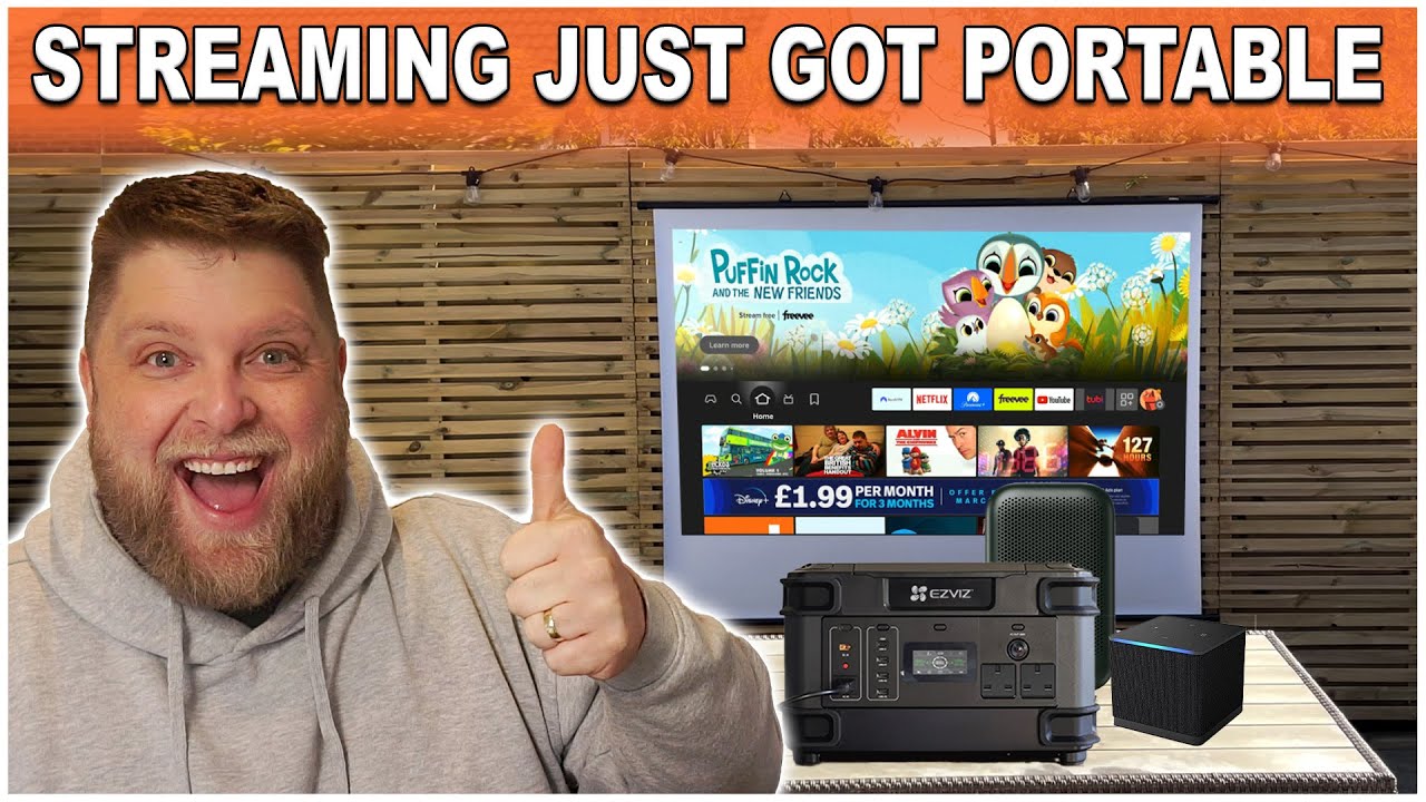 Techfluence1's tweet card. This Portable Power Station is Huge | EZVIZ PS1300