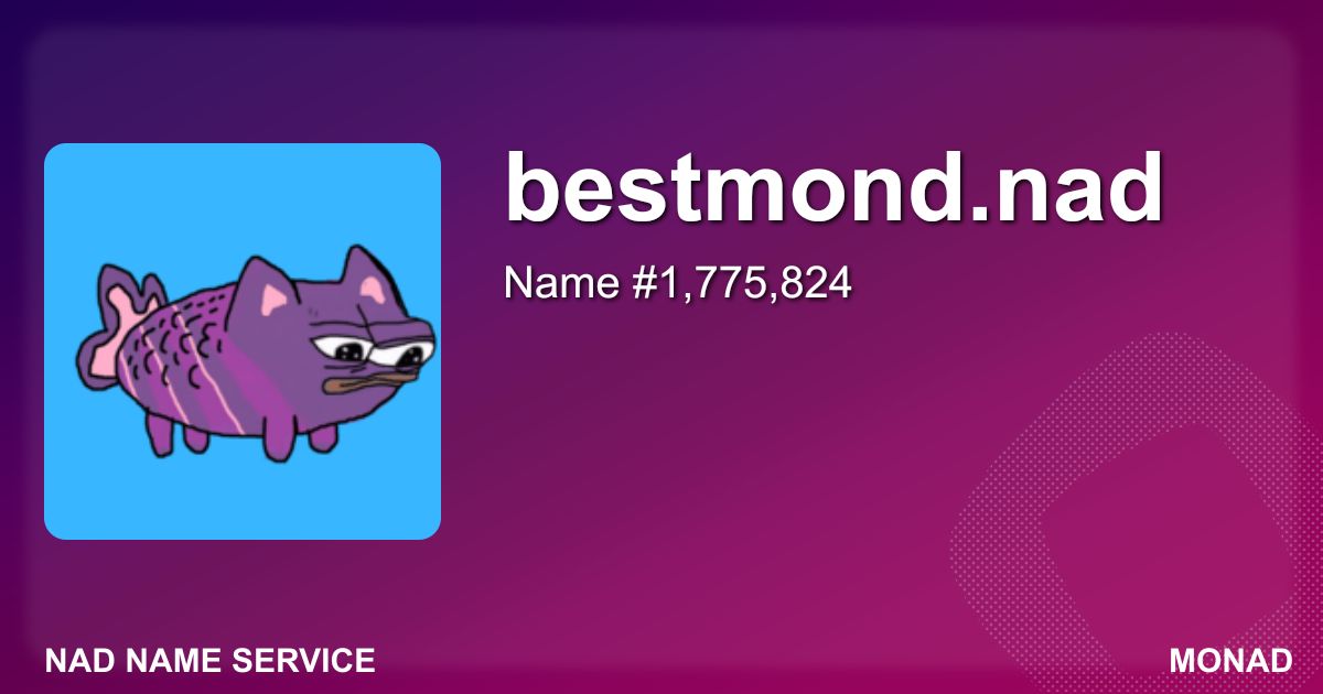 tuananhpnhd's tweet card. Nad Name Service