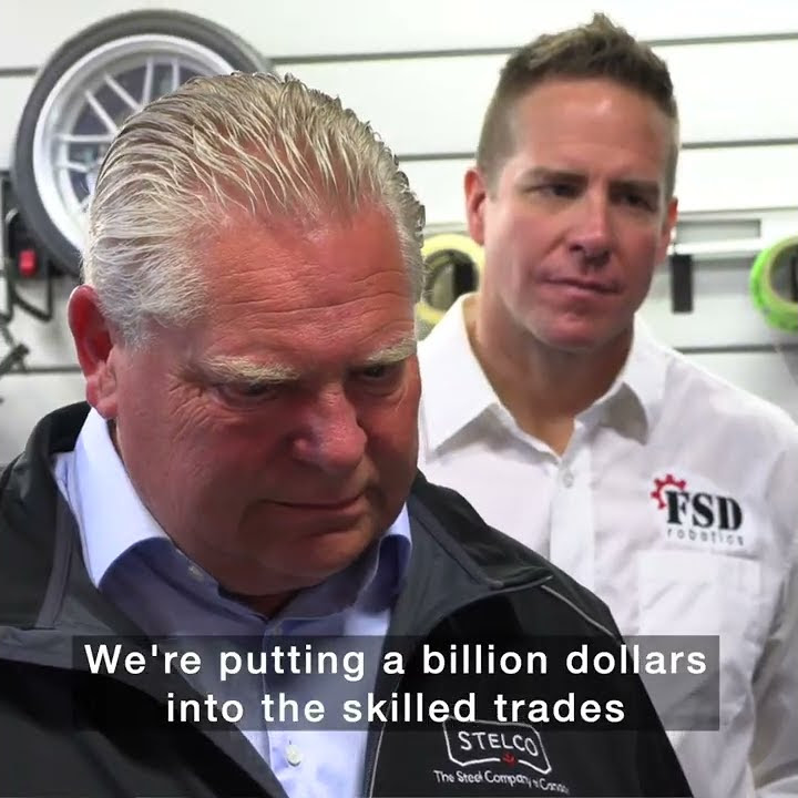 FsdRobotics's tweet card. Premier Doug Ford Visit FSD Robotics - May, 2022