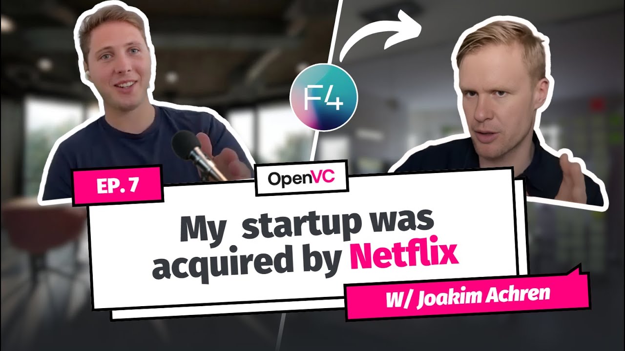 OpenVC_'s tweet card. F4 Fund General Partner: Joakim Achren, co-founder of Next Games...