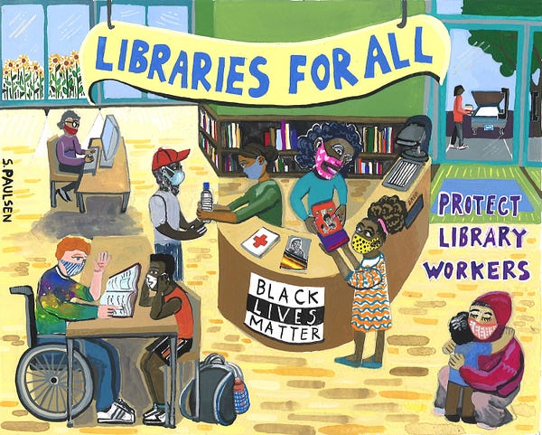 Lib4AllSTL's tweet card. We Demand Transparency, Justice, and Jobs Back