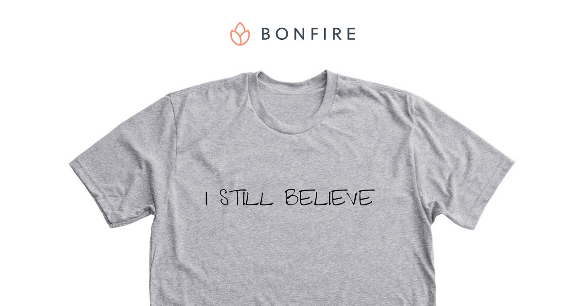 sethgadisonmsc's tweet card. Grab your limited edition I STILL BELIEVE (Merch) merchandise before the campaign closes. Featuring Athletic Heather Premium Unisex Tees, professionally printed in the USA.