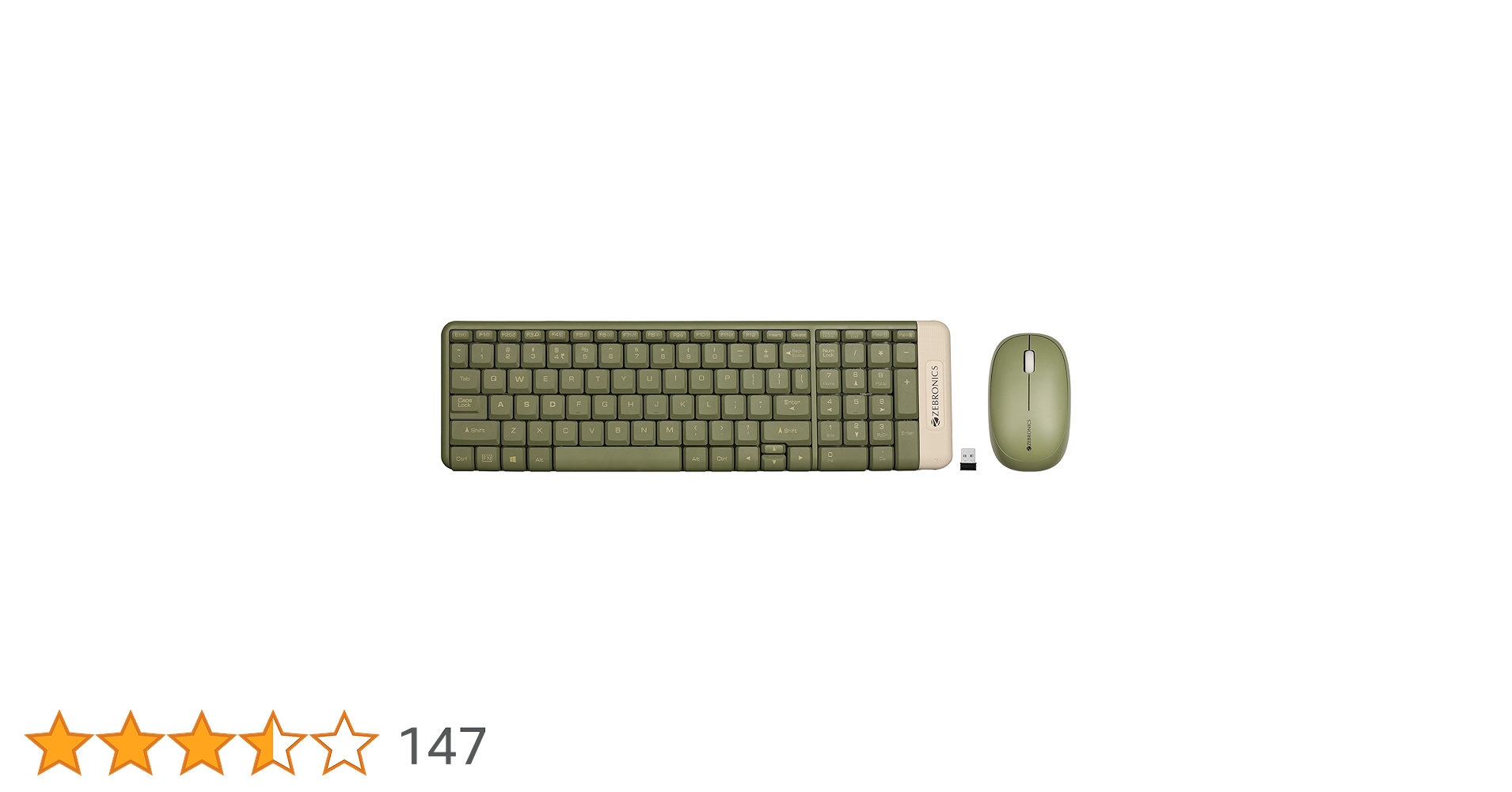 PromoCouponsInd's tweet card. Zebronics Companion 104, Integrated Multimedia keys,100 Keys, Power Saving Mode, with ₹ key