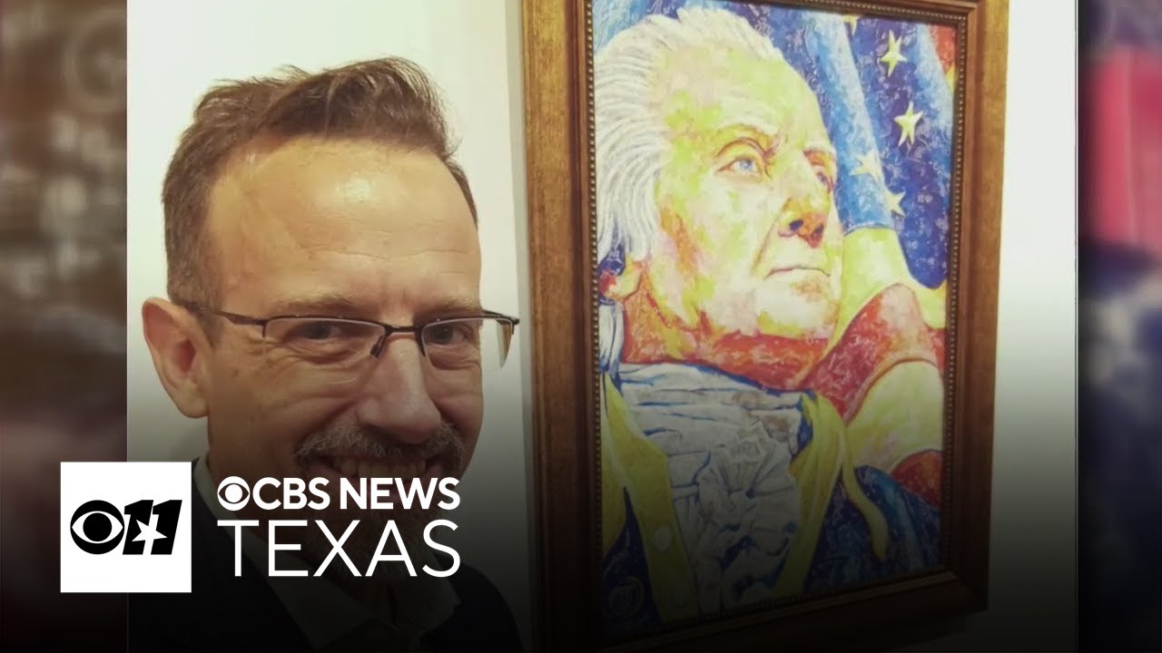 popwrapart's tweet card. North Texas man creates pop art with a candy wrapper twist