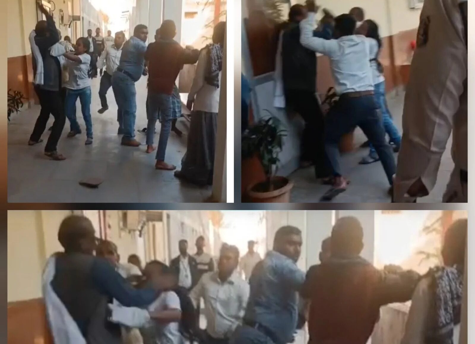 bharatkaaaeena's tweet card. जांजगीर-चांपा। जिला न्यायालय परिसर, जो कि अत्यंत संवेदनशील और सुरक्षित क्षेत्र माना जाता है, शुक्रवार दोपहर अचानक अफरा-तफरी के माहौल में बदल गया। पेशी के लिए आए दो पक्षकारों के बीच मामूली तकरार देख…